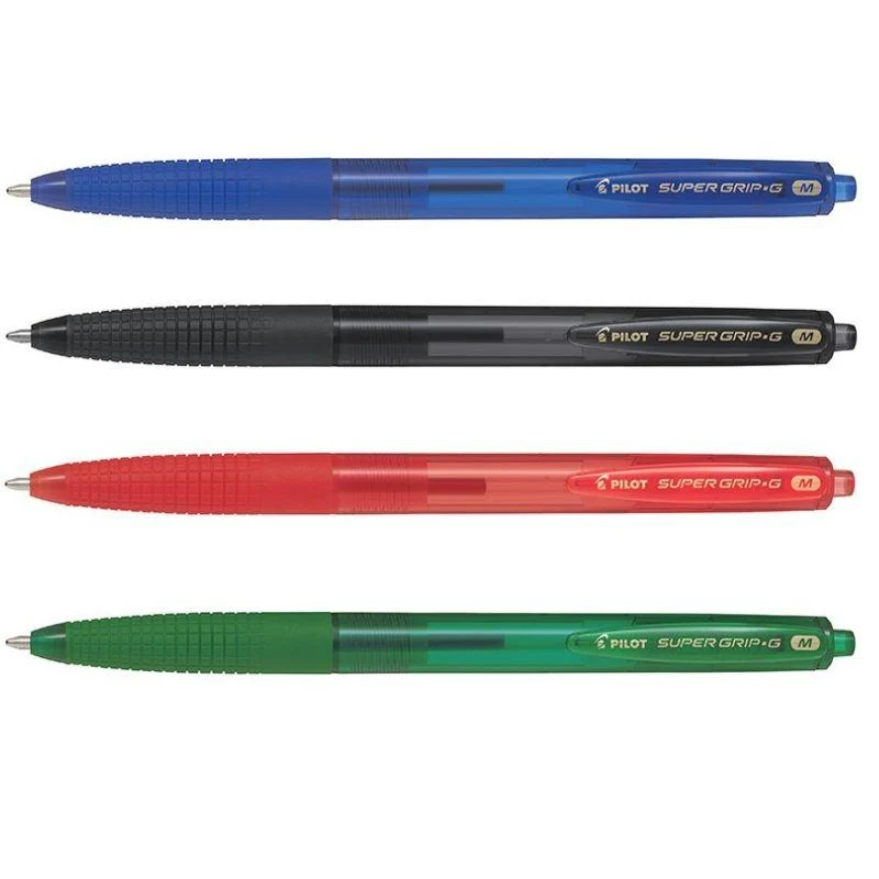Pilot Super Grip G Penna a Sfera a Scatto Punta Media M 1,0mm