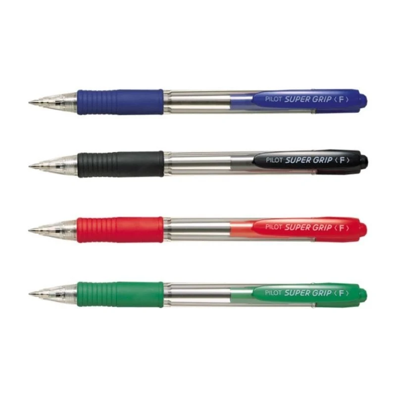 Pilot Super Grip F Penna a Sfera Scatto Punta Fine F 0,7mm