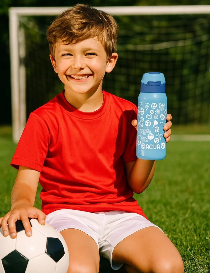 Borraccia Termica In Acciaio Inox Acua Kids Calcio 350ml