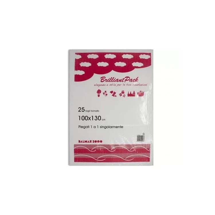 Fogli Cellophane Multiuso 100x130cm Set 25pz.