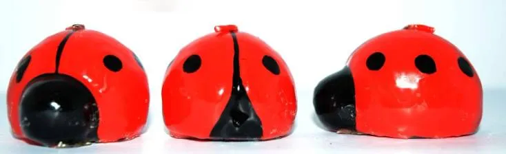 Candele Coccinelle Portafortuna 3pz