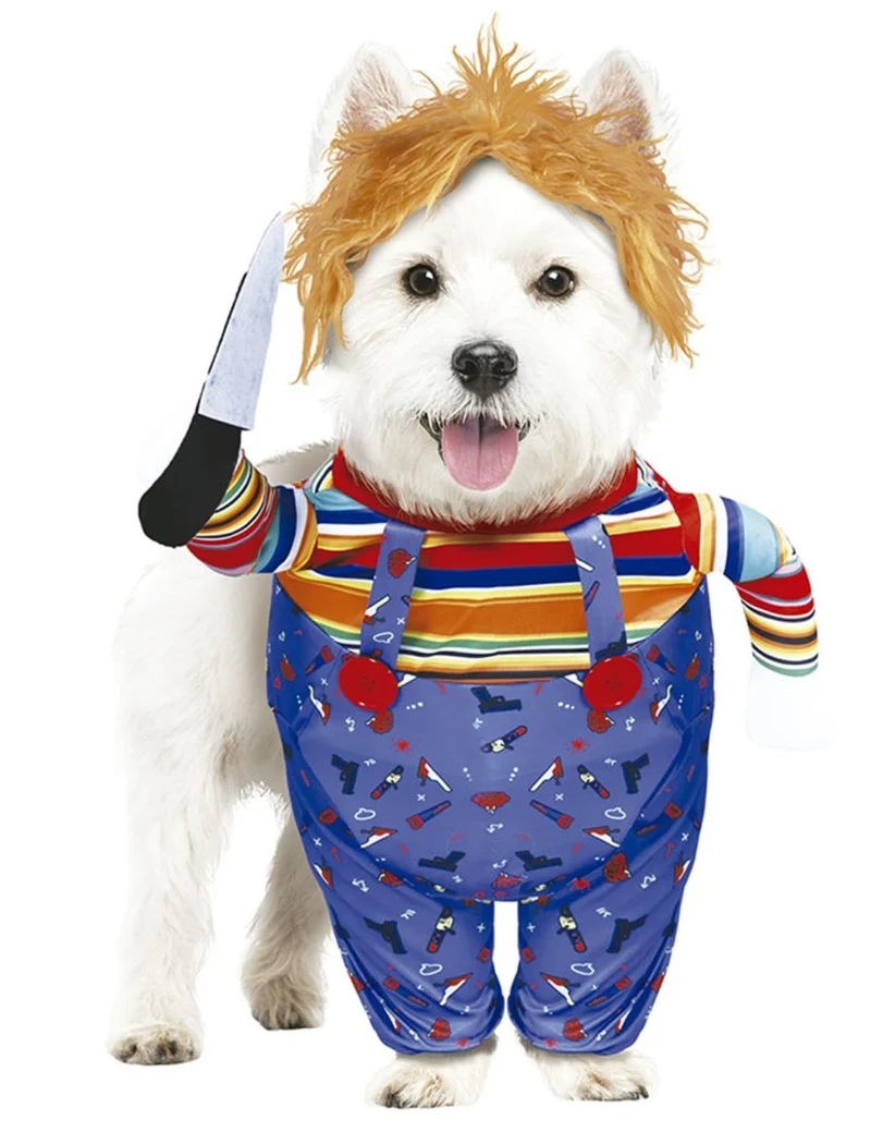 Costume Di Halloween Cane Chucky Bambola Assassina