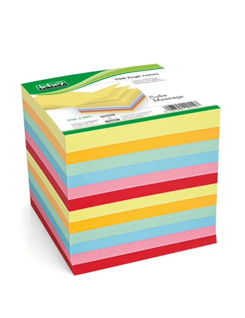 Blocco Post-It Colorati 700 Fogli 9cm