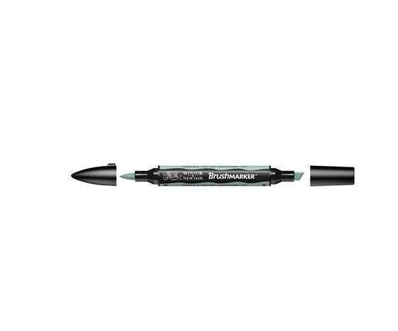 Winsor & Newton Pennarello Marker Doppia Punta Brush Blu Ciottolo C217