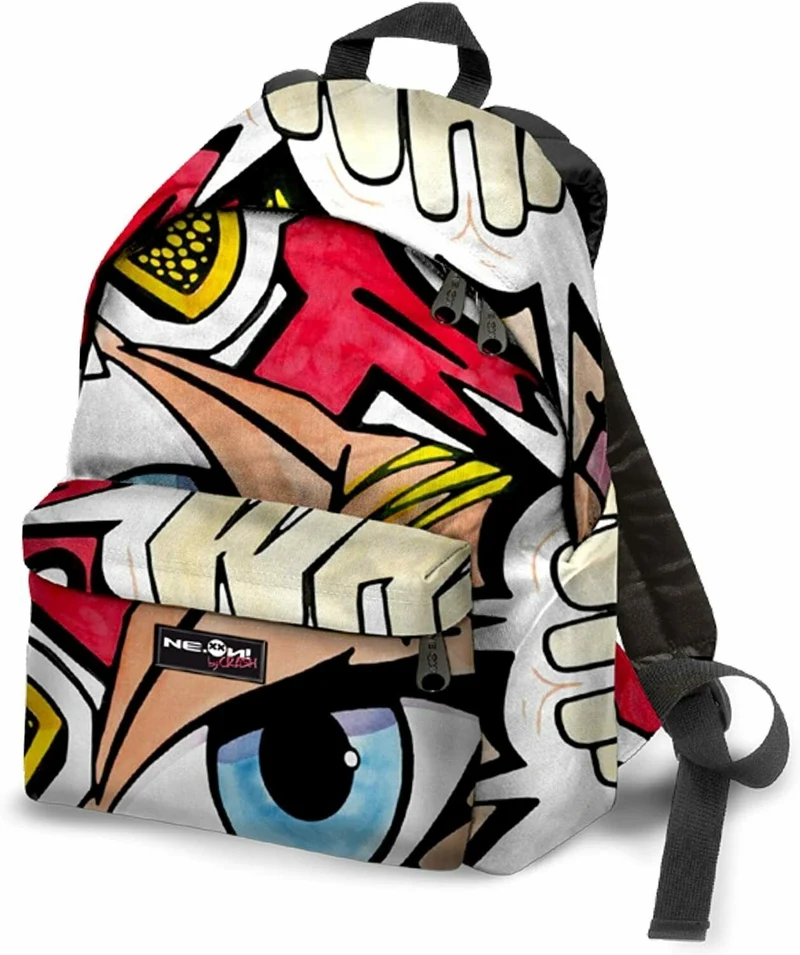 Zaino Americano Neon All-Over Crash