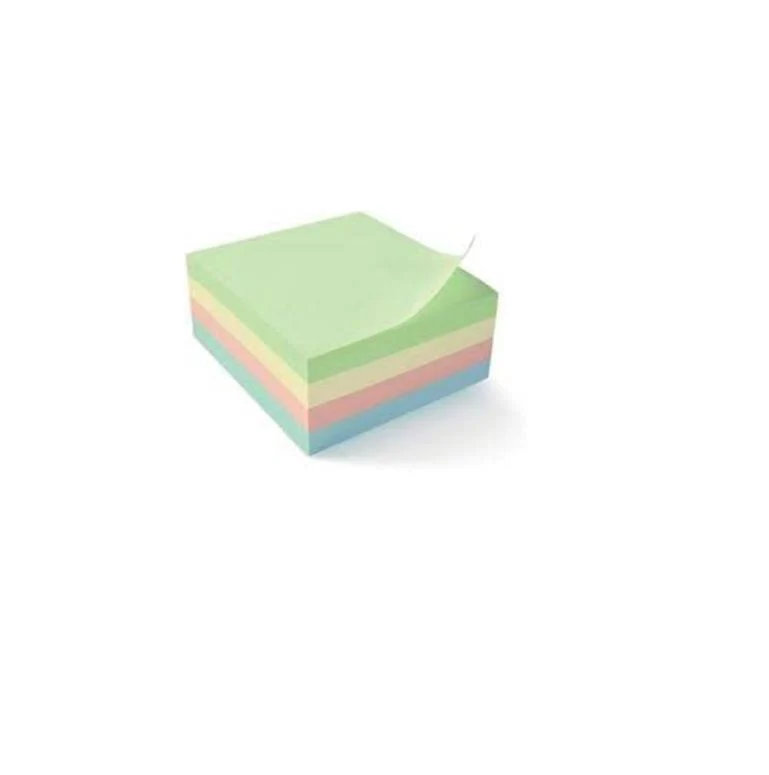 Bigliettini Adesivi Post-It 75x75mm 400 Fogli 4 Colori Pastello