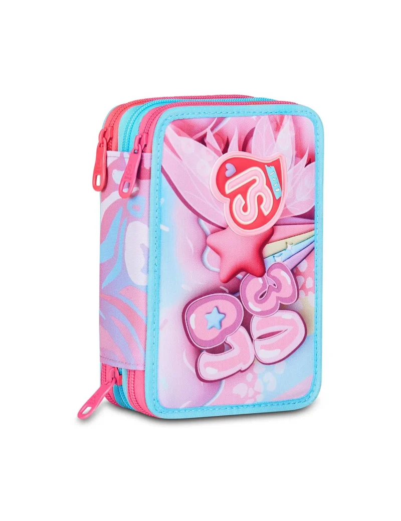 Astuccio Completo 3 Zip Seven Sj Gang Plushy Rabbit