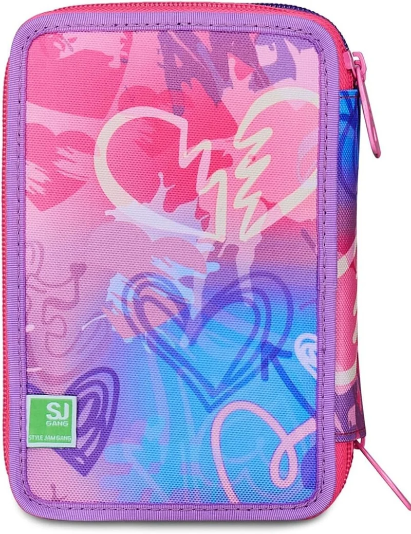 Astuccio Completo 3 Zip Seven Sj Gang Tinypatch Girl