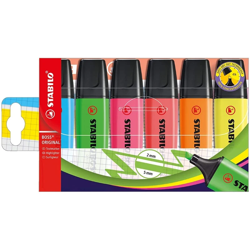 Evidenziatori Stabilo Boss Original Set 6Pz.