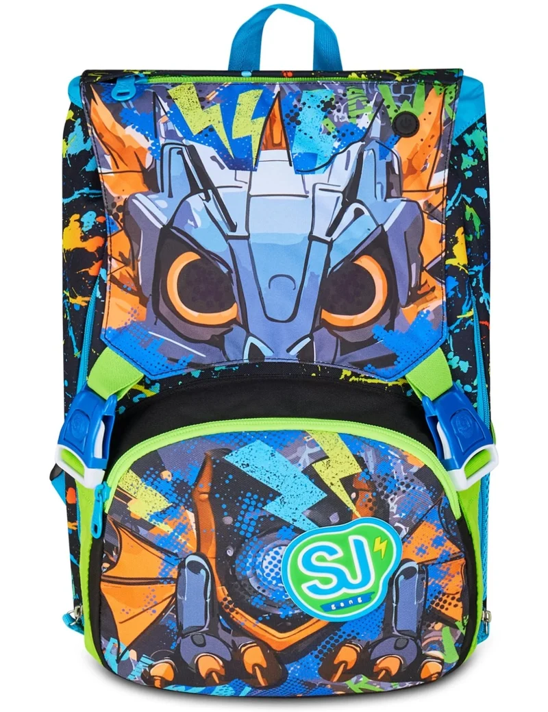 Zaino Scuola Estensibile Big SJ Gang Seven Led Look