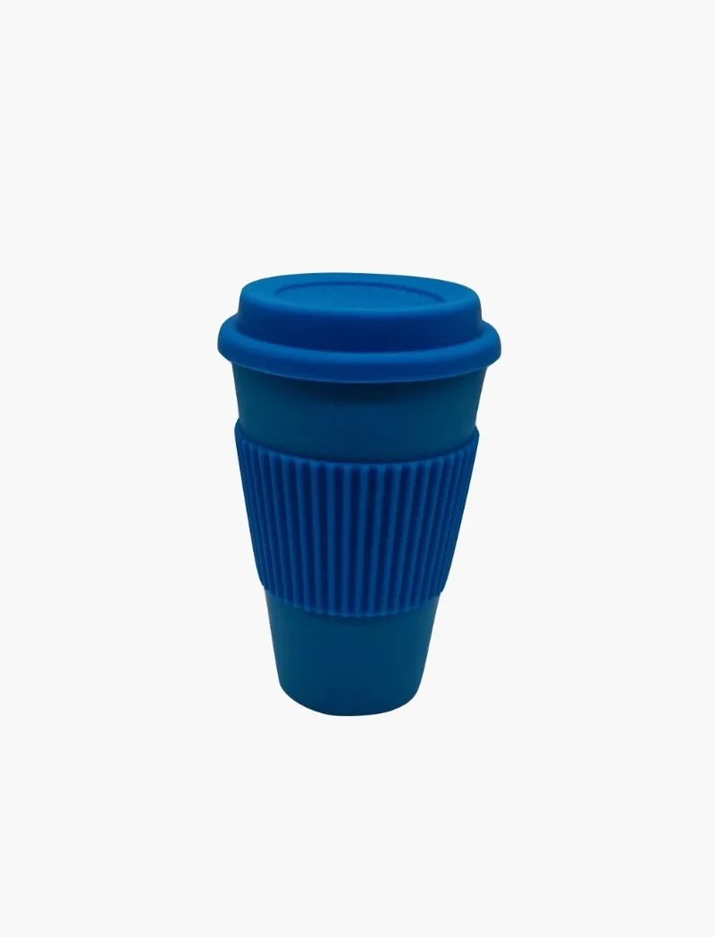Tazza In Fibra Di Bambù Blu