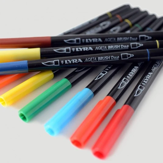 Pennarello Doppia Punta Acquerellabile Lyra Aqua Brush Duo