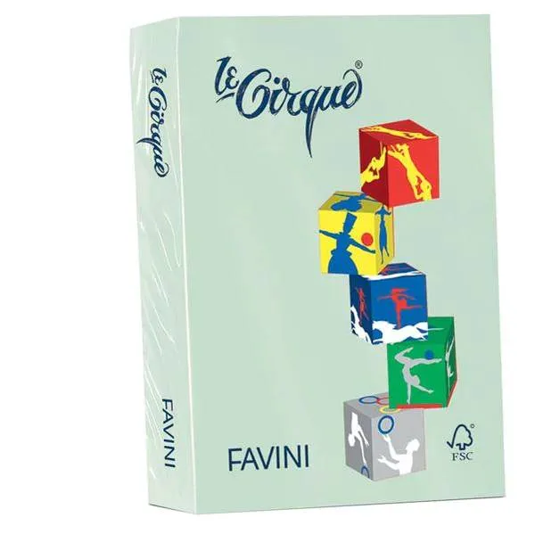 Carta Le Cirque A4 160gr 250fg Verde Pistacchio Pastello