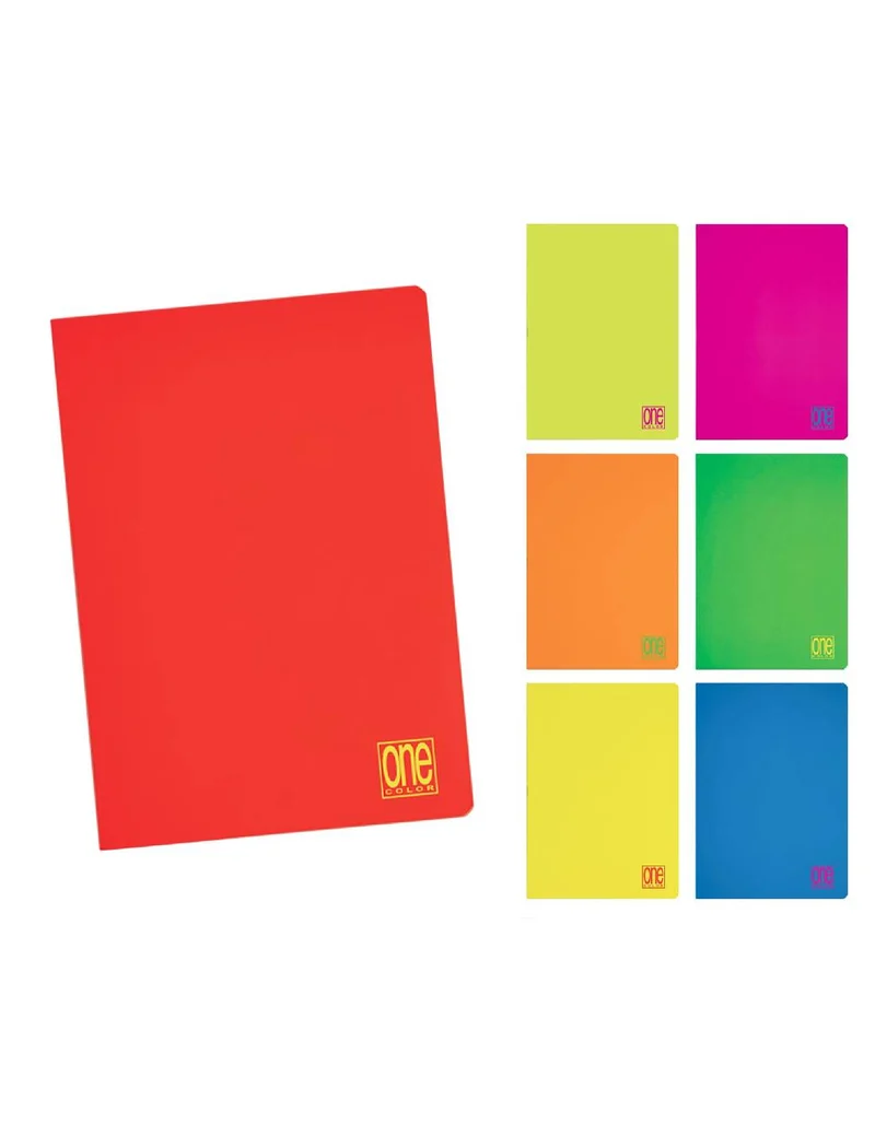 Quaderno One Color Fluo Maxi Blasetti 100g 24+1 A4