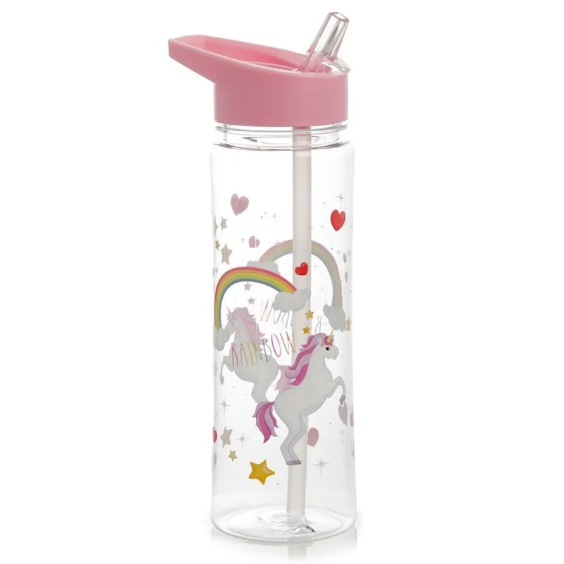 Borraccia Plastica Infrangibile 550ml Unicorni