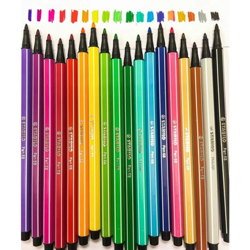 Pennarello 1mm Stabilo Pen 68