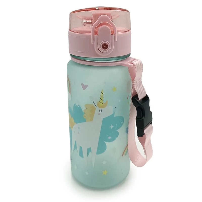 Borraccia Plastica Infrangibile 350ml Unicorno