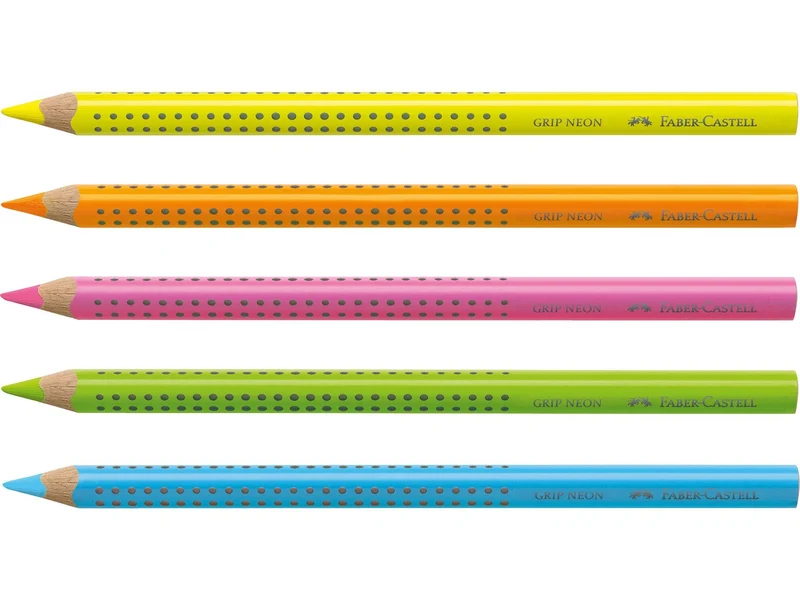 Faber-Castell Evidenziatori Matite Colorate Grip Neon