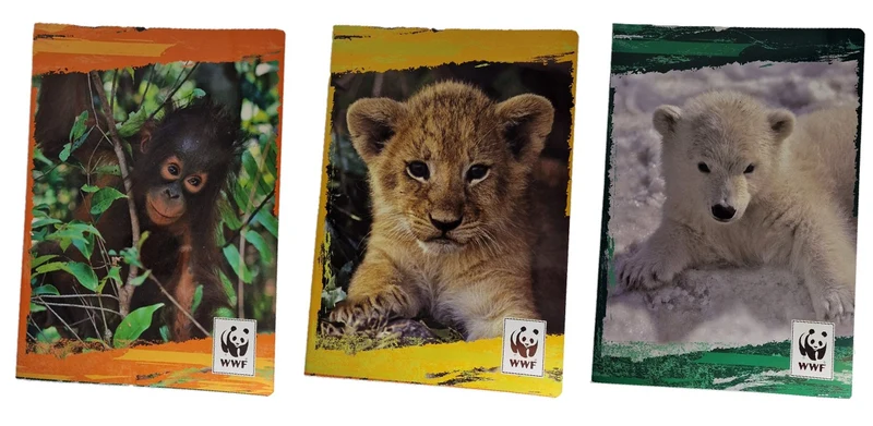 WWF Maxi Quaderno A4 Animali