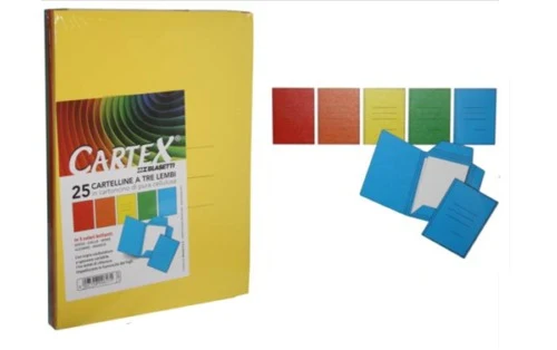 Blasetti Cartelline 3 Lembi In Cartone 25x35 25pz.