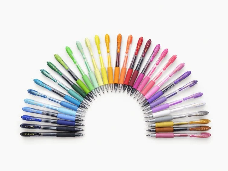 Penna A Scatto Roller Gel Pilot G-2 Punta Fine 0,7mm