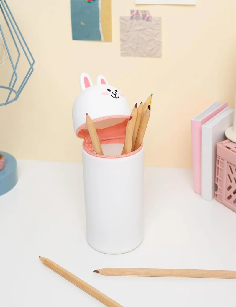 Portapenne In Silicone Line Friends Cony Coniglio 3D
