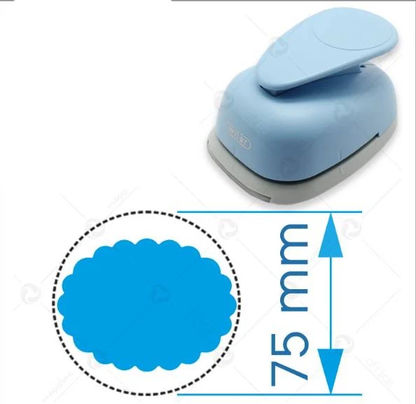 Fustella A Forma Di Ellisse Smerlato Perforatrice Sagomata 75mm