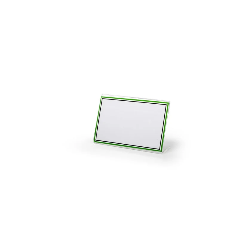 Targhetta Multiuso In PVC Trasparente 10x6,5cm