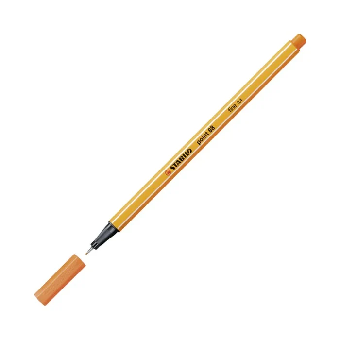Penna Stabilo Pen 88 Pennarello Vermiglio Pallido 30