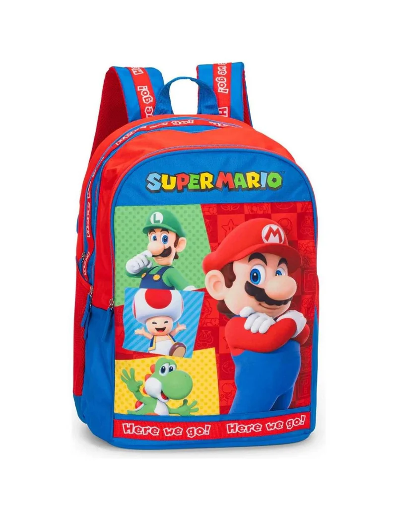 Zaino Organizzato Super Mario E Friends