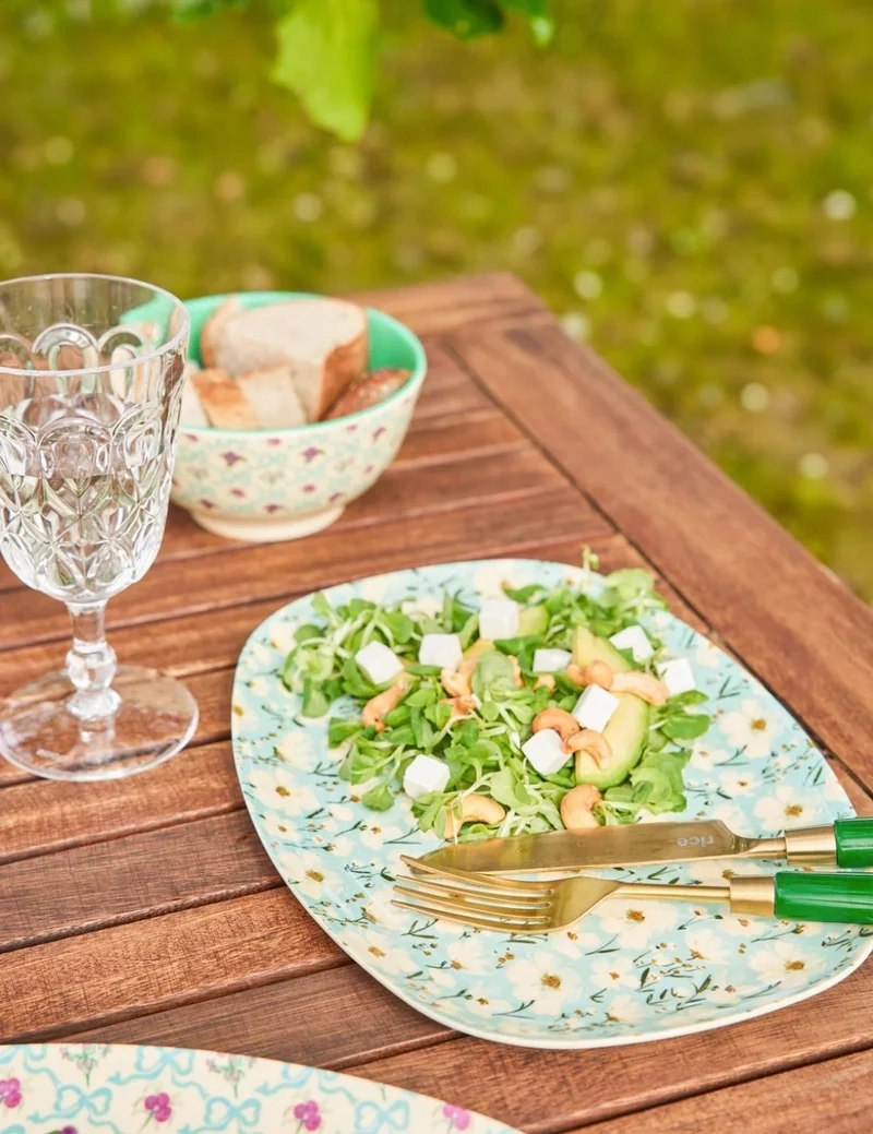 Rice Piatto Piano Grande Rettangolare Summer Bloom 30cm