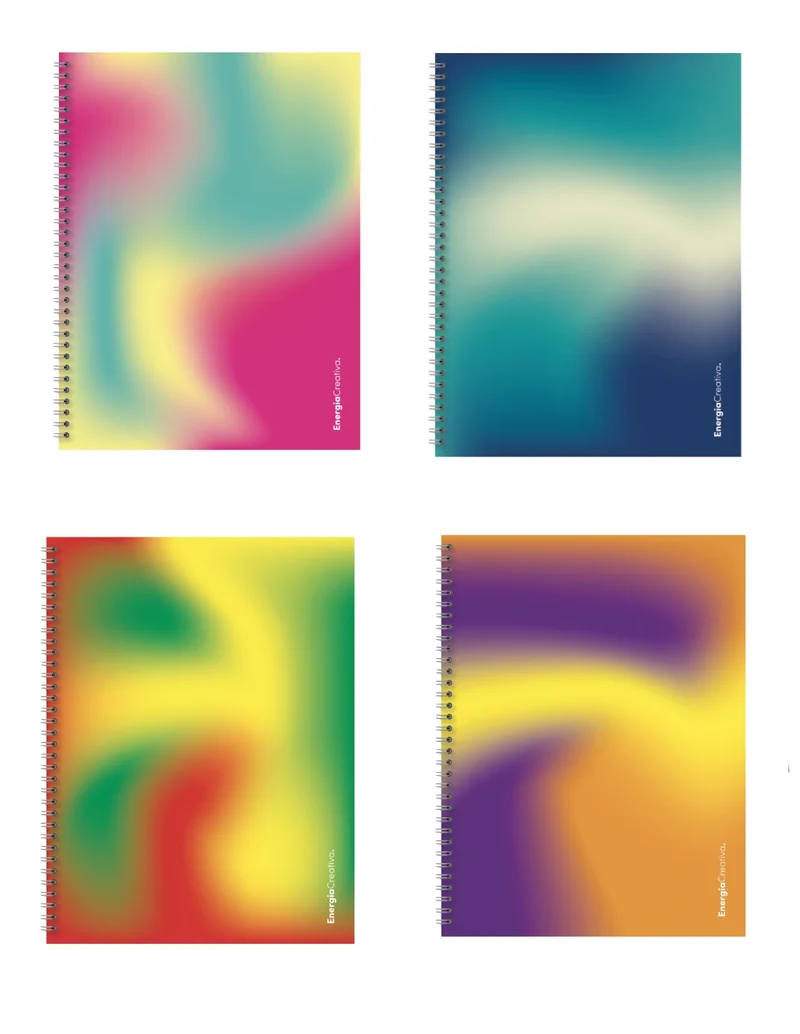 Quaderno Spiralato Multicolor 60ff A4