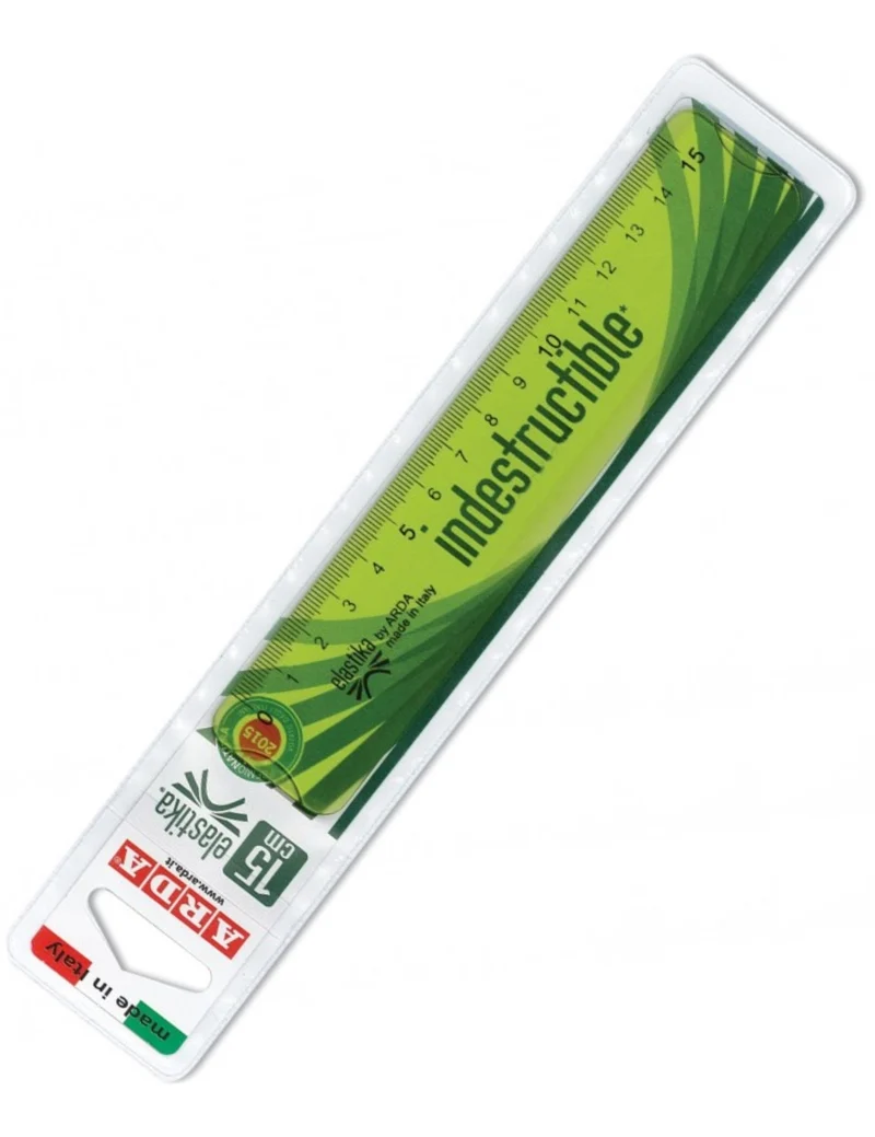 Righello Plastica 15cm Elastika Indistruttibile