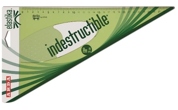 Squadra 60 Gradi 30cm Elastika Indistruttibile