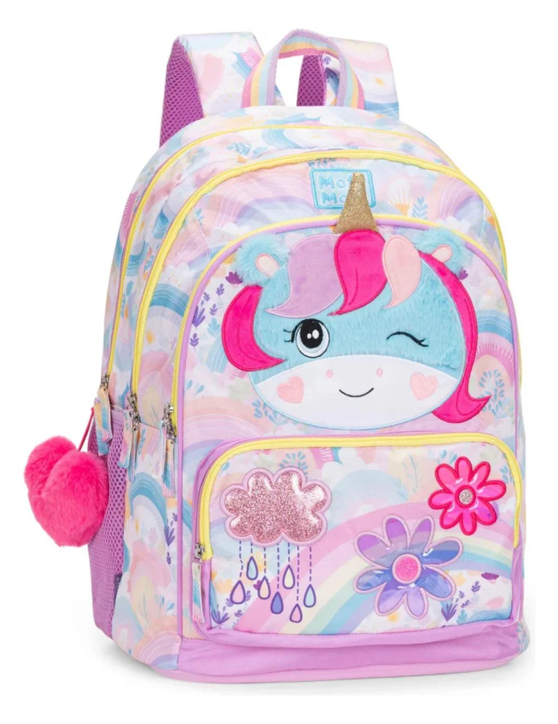 Zaino Scuola Organizzato Unicorno Mofu Mofu