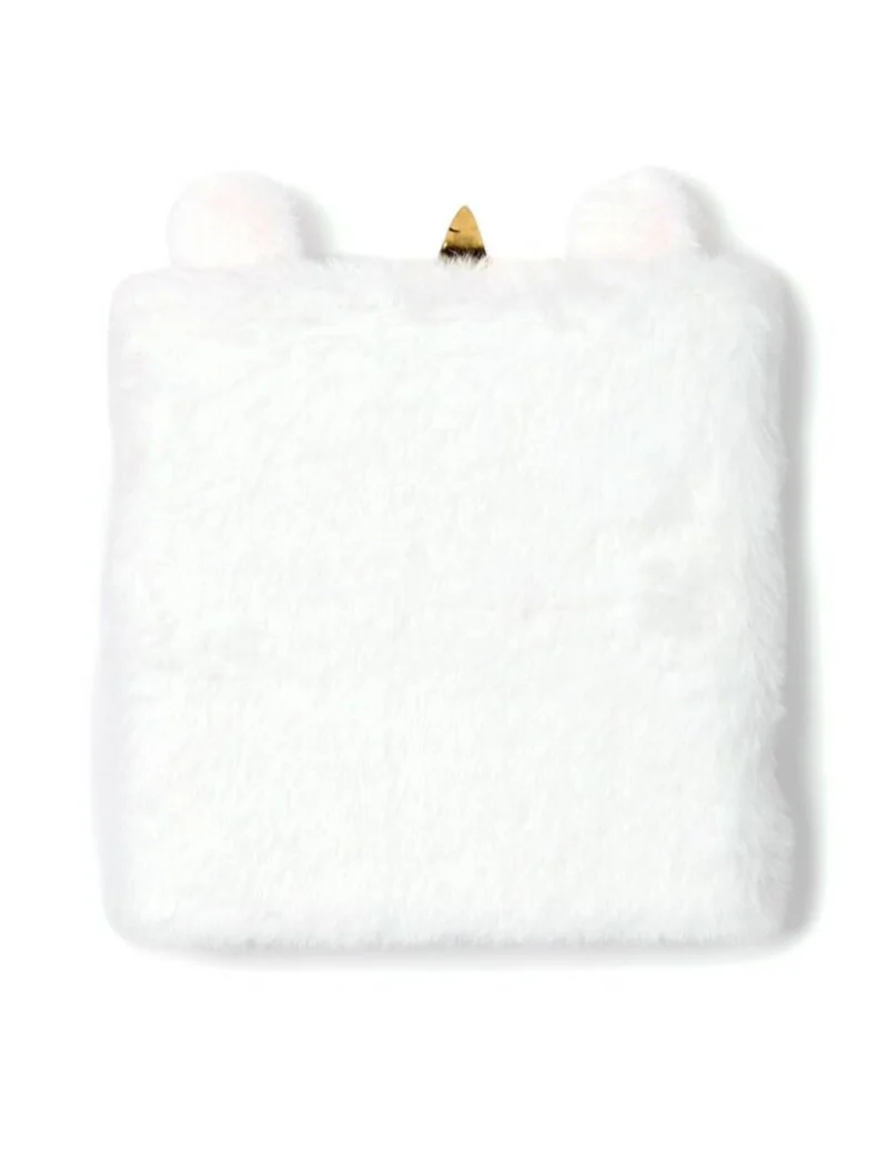 Quaderno A Righe Con Copertina In Peluche Animali Dolci Unicorno A5