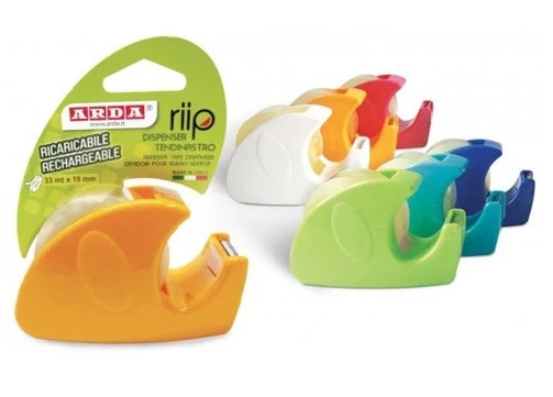 Dispenser Con Nastro Adesivo A Chiocciola Colori Assortiti