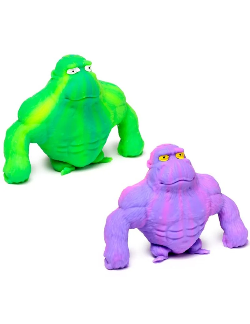 Squishy Antistress Gorilla Fluo Allungabile Morbido