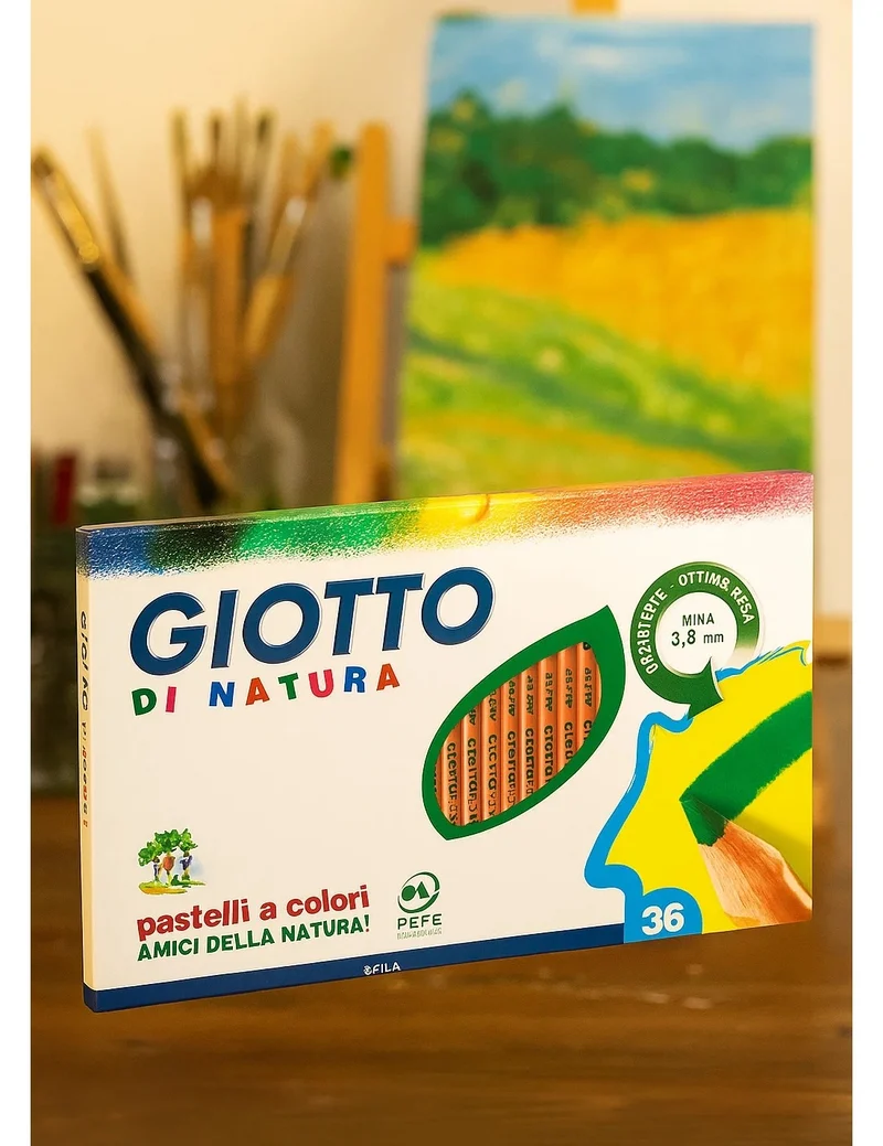 Pastelli Matite Colorate Giotto Di Natura 36pz