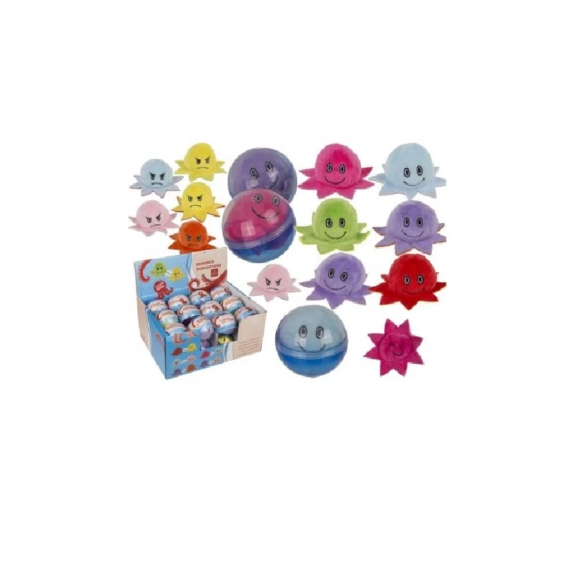 Peluche Polipo Reversibile Colori Assortiti
