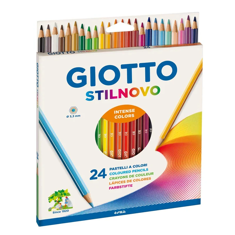 Pastelli Matite Colorate Giotto Stilnovo 24pz