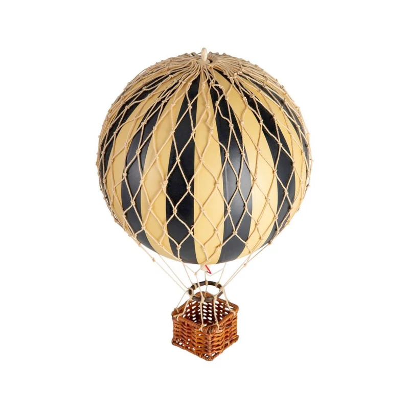 Mongolfiera Black E Avorio Accessorio Cameretta 30cm
