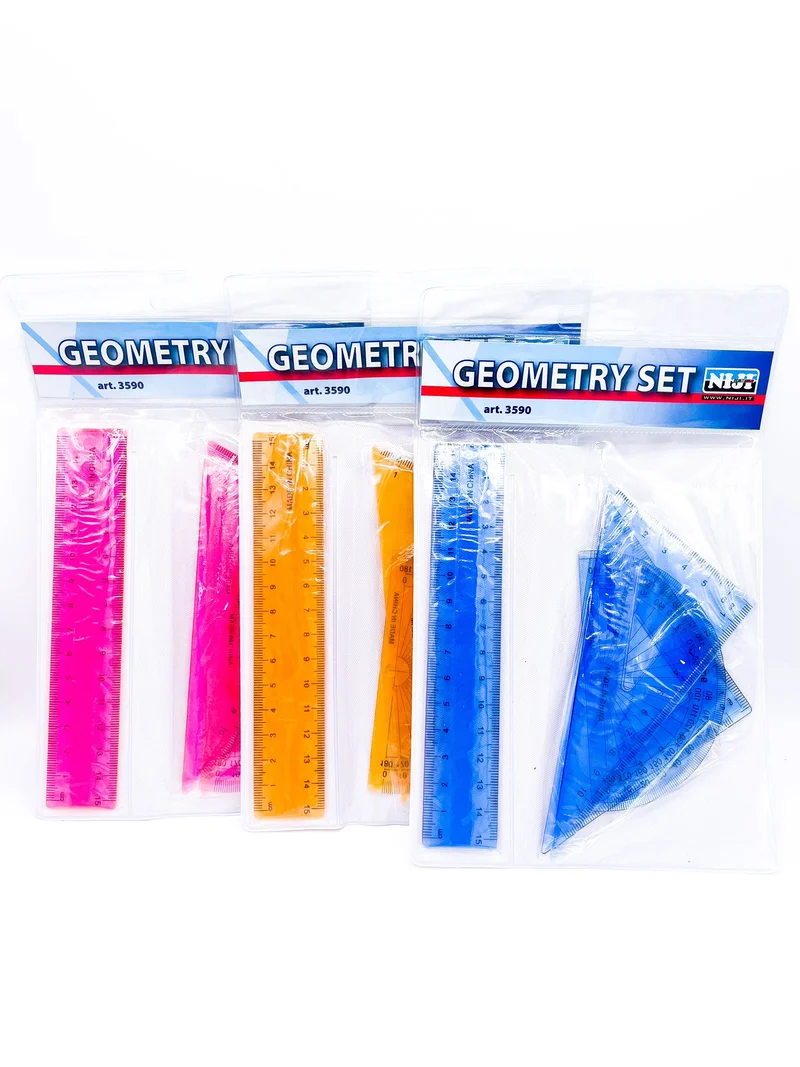 Niji Geometry Set In Plastica Colori Assortiti