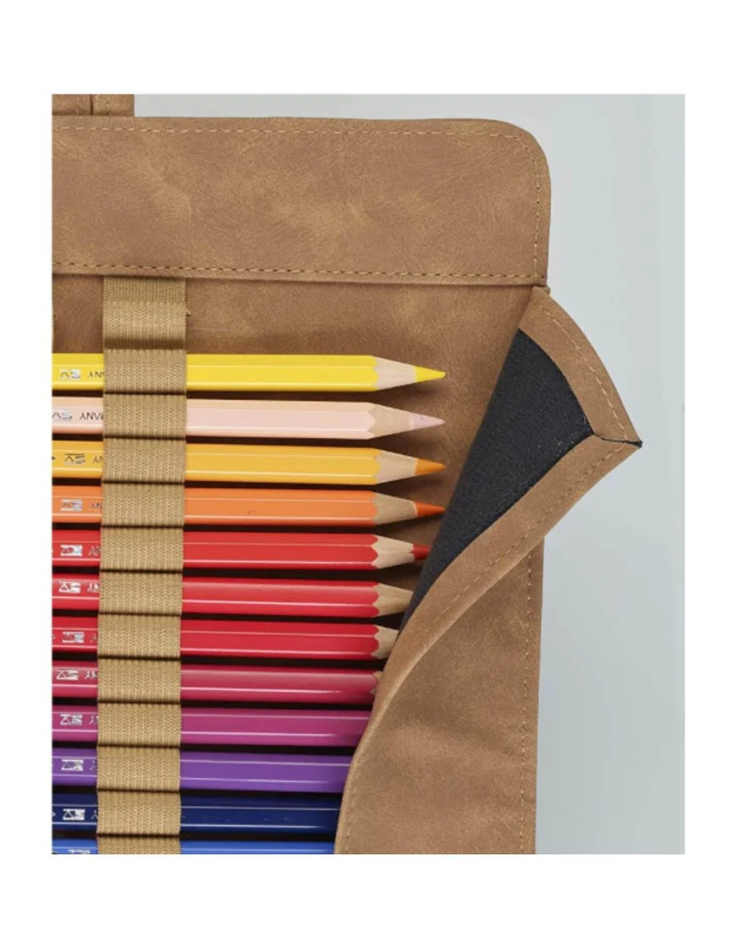 Rotolo Porta Matite In Pelle Sintetica Faber-Castell