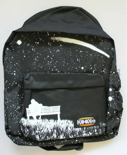 Zaino Kookie Nero "Cometa"