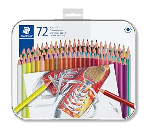 Staedtler Pastelli Matite Colorate Esagonali Confezione Da 72pz
