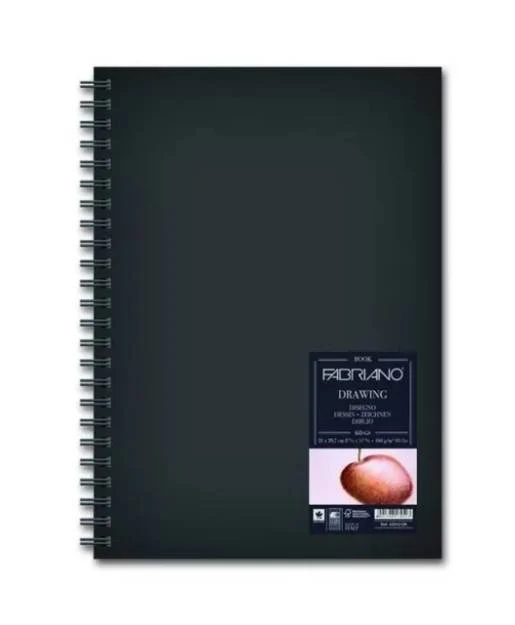 Album Blocco Disegno Spiralato 21X29,7cm 160g 60 Fogli Grana Naturale Fabriano