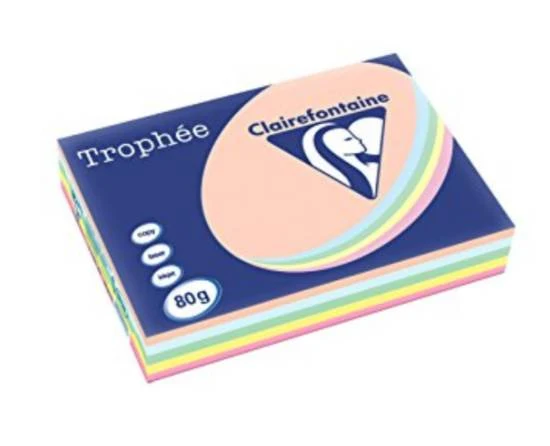 Risma Cartocini A4 Colori Tenui 160gr