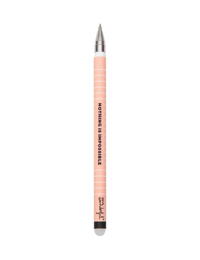 Penna Gel Cancellabile Unicorno Antonio Nothing Is Impossible