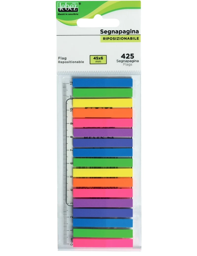 Segnapagina Riposizionabile 17 Colori 425 Fogli